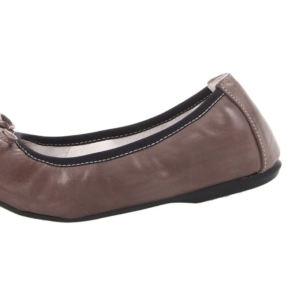 Primigi Kids Size 34 Veridiana Gray Ballet Flat Shoes